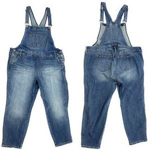 torrid denim overalls
